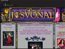 Tablet Screenshot of josvonal.gportal.hu