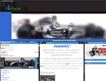 Tablet Screenshot of mclaren-mercedes.gportal.hu