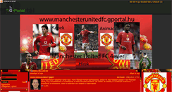 Desktop Screenshot of manchesterunitedfc.gportal.hu