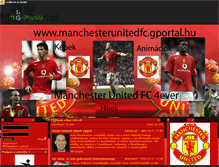 Tablet Screenshot of manchesterunitedfc.gportal.hu