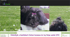 Desktop Screenshot of kamillakerti.gportal.hu