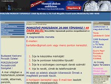 Tablet Screenshot of porzsakshop.gportal.hu
