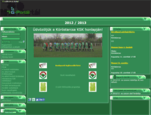 Tablet Screenshot of korostarcsaksk.gportal.hu