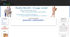Desktop Screenshot of familybenefit.gportal.hu