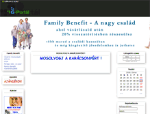 Tablet Screenshot of familybenefit.gportal.hu