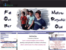Tablet Screenshot of fall-out-boy.gportal.hu