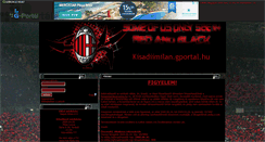 Desktop Screenshot of kisadiimilan.gportal.hu