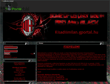 Tablet Screenshot of kisadiimilan.gportal.hu