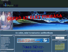 Tablet Screenshot of ezustviz.gportal.hu