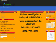 Tablet Screenshot of evezosbowlingclub.gportal.hu