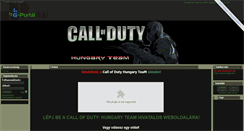 Desktop Screenshot of cod4.gportal.hu