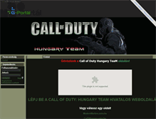 Tablet Screenshot of cod4.gportal.hu