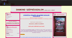 Desktop Screenshot of csillamdiamondszalon.gportal.hu