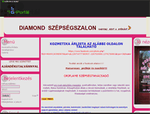 Tablet Screenshot of csillamdiamondszalon.gportal.hu