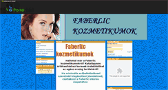 Desktop Screenshot of faberlic-faberlic.gportal.hu
