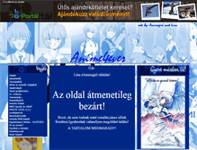 Tablet Screenshot of anime4ever.gportal.hu