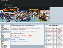 Tablet Screenshot of floorballszertar.gportal.hu
