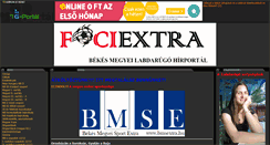 Desktop Screenshot of fociextra.gportal.hu
