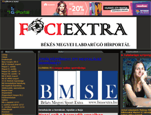 Tablet Screenshot of fociextra.gportal.hu