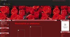 Desktop Screenshot of ildikolapja.gportal.hu
