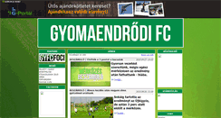 Desktop Screenshot of gyfc.gportal.hu