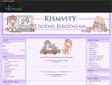 Tablet Screenshot of kismvity.gportal.hu