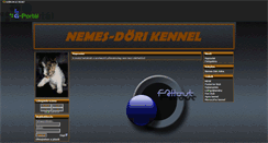 Desktop Screenshot of nemesdorikennel.gportal.hu