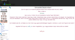 Desktop Screenshot of bazar.gportal.hu