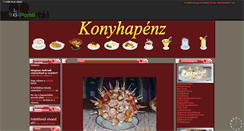 Desktop Screenshot of konyhapenz.gportal.hu