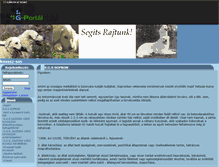 Tablet Screenshot of kuvasz-sos.gportal.hu