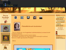 Tablet Screenshot of decca.gportal.hu