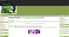 Desktop Screenshot of gyogynovenyek.gportal.hu
