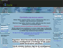 Tablet Screenshot of molnarviktor.gportal.hu