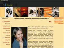 Tablet Screenshot of grafoportal.gportal.hu