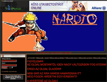 Tablet Screenshot of narutonet.gportal.hu