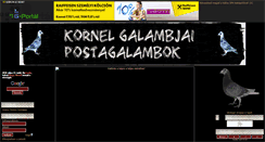 Desktop Screenshot of kornelgalambjai.gportal.hu