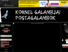 Tablet Screenshot of kornelgalambjai.gportal.hu