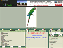 Tablet Screenshot of papagajmania.gportal.hu