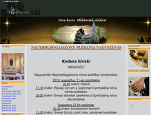 Tablet Screenshot of nagyboldogasszony.gportal.hu