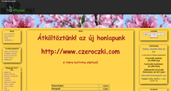 Desktop Screenshot of czeroczki.gportal.hu