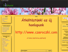 Tablet Screenshot of czeroczki.gportal.hu