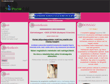 Tablet Screenshot of elenorkismamaruha.gportal.hu