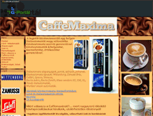 Tablet Screenshot of caffemaxima.gportal.hu