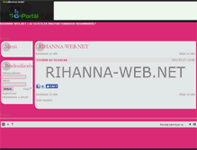 Tablet Screenshot of iheartrihanna.gportal.hu