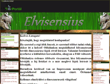 Tablet Screenshot of elvisensius.gportal.hu