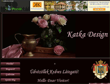 Tablet Screenshot of katkadesign.gportal.hu