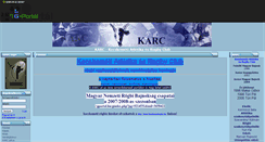 Desktop Screenshot of karcrugby.gportal.hu