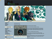 Tablet Screenshot of animetabor.gportal.hu