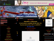 Tablet Screenshot of esfportal.gportal.hu