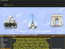 Tablet Screenshot of cityofparis.gportal.hu